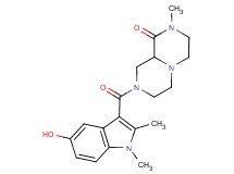 8-[(5-hydroxy-1,2-dimethyl-1H-indol-3-yl)carbonyl]-2-methylhexahydro-2H-pyrazino[1,2-a]pyrazin-1(6H)-one