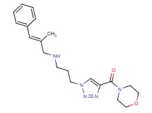 (2E)-2-methyl-N-{3-[4-(4-morpholinylcarbonyl)-1H-1,2,3-triazol-1-yl]propyl}-3-phenyl-2-propen-1-amine