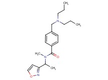 4-[(dipropylamino)methyl]-N-(1-isoxazol-3-ylethyl)-N-methylbenzamide