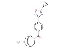 (1S*,5R*)-6-[4-(5-cyclopropyl-1,2,4-oxadiazol-3-yl)benzoyl]-3-methyl-3,6-diazabicyclo[3.2.2]nonane