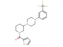 1-[1-(2-thienylcarbonyl)-3-piperidinyl]-4-[3-(trifluoromethyl)phenyl]piperazine