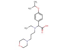 [ethyl(3-morpholin-4-ylpropyl)amino](4-isopropoxyphenyl)acetic acid