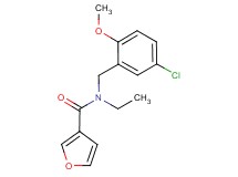 N-(5-chloro-2-methoxybenzyl)-N-ethyl-3-furamide