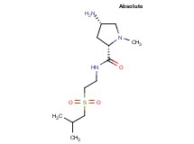 (2S,4S)-4-amino-N-[2-(isobutylsulfonyl)ethyl]-1-methylpyrrolidine-2-carboxamide