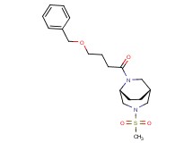 (1R*,5R*)-6-[4-(benzyloxy)butanoyl]-3-(methylsulfonyl)-3,6-diazabicyclo[3.2.2]nonane