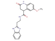N-[2-(1H-benzimidazol-2-yl)ethyl]-6-methoxy-2-oxo-1,2,3,4-tetrahydro-4-quinolinecarboxamide