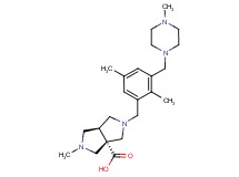 (3aS*,6aS*)-2-{2,5-dimethyl-3-[(4-methylpiperazin-1-yl)methyl]benzyl}-5-methylhexahydropyrrolo[3,4-c]pyrrole-3a(1H)-carboxylic acid