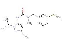 N'-(1-isopropyl-3-methyl-1H-pyrazol-5-yl)-N-methyl-N-[3-(methylthio)benzyl]urea