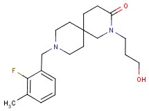 9-(2-fluoro-3-methylbenzyl)-2-(3-hydroxypropyl)-2,9-diazaspiro[5.5]undecan-3-one