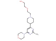 2-(2-{4-[2-methyl-6-(4-morpholinyl)-4-pyrimidinyl]-1-piperidinyl}ethoxy)ethanol