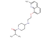1-isobutyryl-N-{2-[(2-methylquinolin-8-yl)oxy]ethyl}piperidin-4-amine