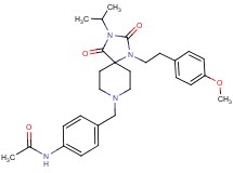N-[4-({3-isopropyl-1-[2-(4-methoxyphenyl)ethyl]-2,4-dioxo-1,3,8-triazaspiro[4.5]dec-8-yl}methyl)phenyl]acetamide
