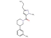3-(3-methylphenyl)-1-[(1-methyl-3-propyl-1H-pyrazol-5-yl)carbonyl]piperidine