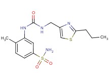 4-methyl-3-[({[(2-propyl-1,3-thiazol-4-yl)methyl]amino}carbonyl)amino]benzenesulfonamide