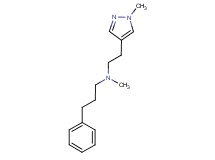N-methyl-N-[2-(1-methyl-1H-pyrazol-4-yl)ethyl]-3-phenylpropan-1-amine