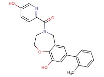 4-[(5-hydroxypyridin-2-yl)carbonyl]-7-(2-methylphenyl)-2,3,4,5-tetrahydro-1,4-benzoxazepin-9-ol