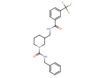 N-benzyl-3-({[3-(trifluoromethyl)benzoyl]amino}methyl)-1-piperidinecarboxamide