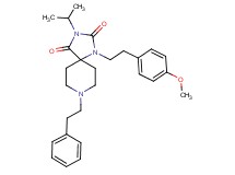 3-isopropyl-1-[2-(4-methoxyphenyl)ethyl]-8-(2-phenylethyl)-1,3,8-triazaspiro[4.5]decane-2,4-dione