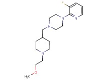 1-(3-fluoropyridin-2-yl)-4-{[1-(2-methoxyethyl)piperidin-4-yl]methyl}piperazine
