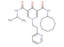 N-cyclooctyl-N'-isopropyl-4-oxo-1-[2-(2-pyridinyl)ethyl]-1,4-dihydro-3,5-pyridinedicarboxamide