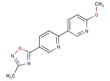 6'-methoxy-5-(3-methyl-1,2,4-oxadiazol-5-yl)-2,3'-bipyridine