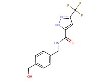N-[4-(hydroxymethyl)benzyl]-3-(trifluoromethyl)-1H-pyrazole-5-carboxamide