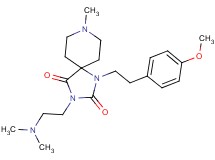 3-[2-(dimethylamino)ethyl]-1-[2-(4-methoxyphenyl)ethyl]-8-methyl-1,3,8-triazaspiro[4.5]decane-2,4-dione