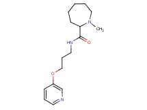 1-methyl-N-[3-(3-pyridinyloxy)propyl]-2-azepanecarboxamide