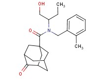 N-[1-(hydroxymethyl)propyl]-N-(2-methylbenzyl)-4-oxoadamantane-1-carboxamide