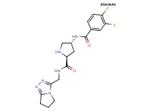 (2S,4R)-4-[(3,4-difluorobenzoyl)amino]-N-(6,7-dihydro-5H-pyrrolo[2,1-c][1,2,4]triazol-3-ylmethyl)pyrrolidine-2-carboxamide