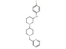 N-(4-fluorophenyl)-1'-(2-pyridinylmethyl)-1,4'-bipiperidin-3-amine