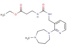 ethyl N-[({[2-(4-methyl-1,4-diazepan-1-yl)-3-pyridinyl]methyl}amino)carbonyl]-beta-alaninate