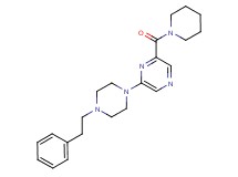 2-[4-(2-phenylethyl)piperazin-1-yl]-6-(piperidin-1-ylcarbonyl)pyrazine