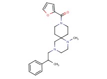 9-(2-furoyl)-1-methyl-4-(2-phenylpropyl)-1,4,9-triazaspiro[5.5]undecane