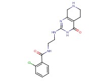 2-chloro-N-{2-[(4-oxo-3,4,5,6,7,8-hexahydropyrido[3,4-d]pyrimidin-2-yl)amino]ethyl}benzamide hydrochloride