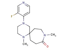 4-(3-fluoro-4-pyridinyl)-1,9-dimethyl-1,4,9-triazaspiro[5.6]dodecan-10-one