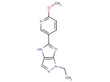 1-ethyl-5-(6-methoxypyridin-3-yl)-1,4-dihydroimidazo[4,5-c]pyrazole