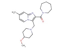 2-(1-azepanylcarbonyl)-3-[(4-methoxy-1-piperidinyl)methyl]-7-methylimidazo[1,2-a]pyridine