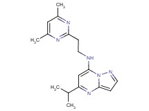 N-[2-(4,6-dimethyl-2-pyrimidinyl)ethyl]-5-isopropylpyrazolo[1,5-a]pyrimidin-7-amine