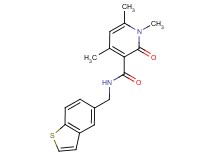 N-(1-benzothien-5-ylmethyl)-1,4,6-trimethyl-2-oxo-1,2-dihydropyridine-3-carboxamide