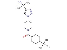 [1-(1-{1-[(4-tert-butylcyclohexyl)carbonyl]-4-piperidinyl}-1H-1,2,3-triazol-4-yl)-1-methylethyl]amine trifluoroacetate