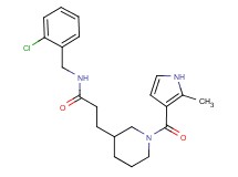 N-(2-chlorobenzyl)-3-{1-[(2-methyl-1H-pyrrol-3-yl)carbonyl]piperidin-3-yl}propanamide