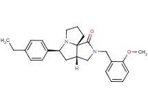 (3aS*,5S*,9aS*)-5-(4-ethylphenyl)-2-(2-methoxybenzyl)hexahydro-7H-pyrrolo[3,4-g]pyrrolizin-1(2H)-one
