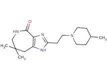 7,7-dimethyl-2-[2-(4-methylpiperidin-1-yl)ethyl]-5,6,7,8-tetrahydroimidazo[4,5-c]azepin-4(1H)-one
