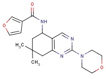 N-[7,7-dimethyl-2-(4-morpholinyl)-5,6,7,8-tetrahydro-5-quinazolinyl]-3-furamide
