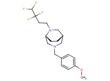 (1S*,5R*)-3-(4-methoxybenzyl)-6-(3,3,4,4-tetrafluorobutyl)-3,6-diazabicyclo[3.2.2]nonane