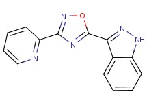 3-[3-(2-pyridinyl)-1,2,4-oxadiazol-5-yl]-1H-indazole
