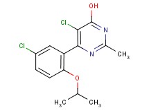 5-chloro-6-(5-chloro-2-isopropoxyphenyl)-2-methylpyrimidin-4-ol