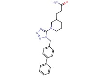 3-{1-[1-(4-biphenylylmethyl)-1H-tetrazol-5-yl]-3-piperidinyl}propanamide