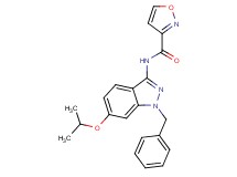 N-(1-benzyl-6-isopropoxy-1H-indazol-3-yl)isoxazole-3-carboxamide